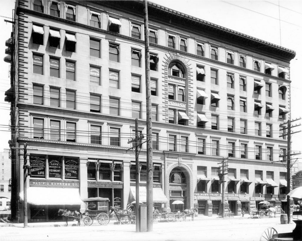 McCornick building around 1900, courtesy of the Utah State Historical Society.